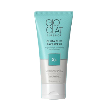 GLO CLAT SUPERIOR Glutaplus Facewash Skin Brightening Deep Cleansing Face Wash – 100ml